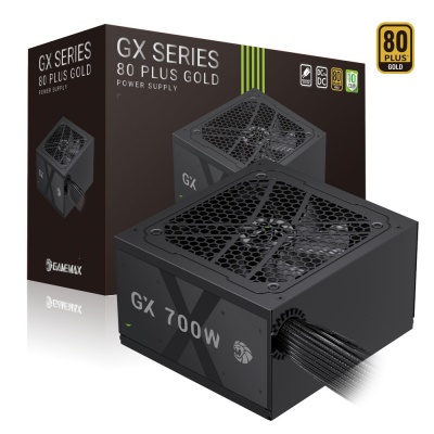 Gamemax Power Supply, 80 PLUS, Gold | GX 700G | 700 W