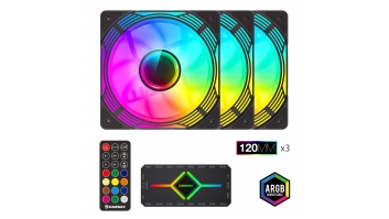 Gamemax Case Fan | KF300 BK | Black