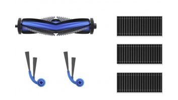 Ecovacs DKT060214 Service Kit for DEEBOT T80 Family, 1x Anti-Tangle Main Brush, 2 Anti-Tangle Side Brushes, 3x Antibacterial Filters