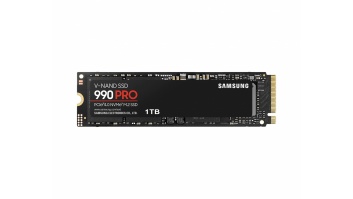 Samsung | 990 PRO | 1000 GB | SSD form factor M.2 2280 | Solid-state drive interface PCIe Gen4x4 | Read speed 7450 MB/s | Write speed 6900 MB/s