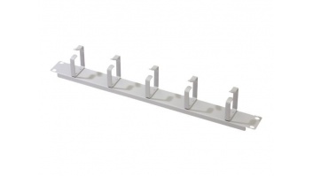 Digitus | Cable Management Panel with Cable Rings for 483 mm (19") Cabinets, 1U | DN-97601 | Grey