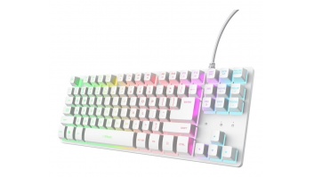 KEYBOARD USB GXT 833W THADO/TKL ENG WHITE 25894 TRUST