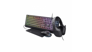 KEYBOARD +MOUSE GXT792 QUADROX/4-IN-1 BUNDLE ENG 25155 TRUST