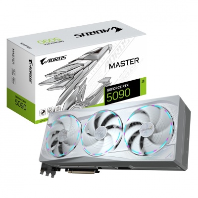 Gigabyte AORUS GeForce RTX 5090 MASTER ICE 32G | NVIDIA | 32 GB | GeForce RTX 5090 | GDDR7 | HDMI ports quantity 1 | PCI-E 5.0