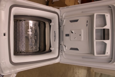 SALE OUT. Candy TCA063D3-S Washing Machine, E, Top loading, Depth 60 cm, 7 kg, White | Candy Washing Machine | TCA063D3-S | Energy efficiency class C | Top loading | Washing capacity 6 kg | 1000 RPM | Depth 60 cm | Width 41 cm | Display | Digit | White |