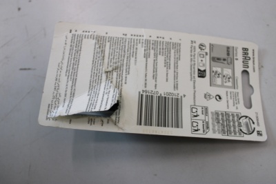 SALE OUT. Braun 52B | Head Replacement Pack | Black | DAMAGED PACKAGING