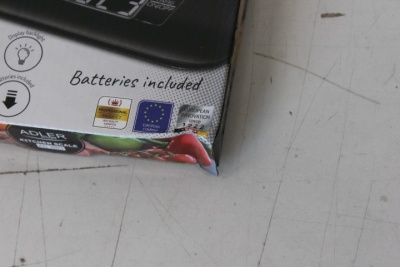 SALE OUT. Adler Kitchen Scale | AD 3183b | Graduation 1 g | Black | DAMAGE PACKAGING