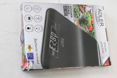 SALE OUT. Adler Kitchen Scale | AD 3183b | Graduation 1 g | Black | DAMAGE PACKAGING