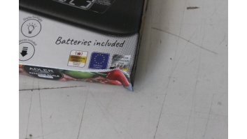 SALE OUT. Adler Kitchen Scale | AD 3183b | Graduation 1 g | Black | DAMAGE PACKAGING
