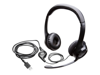 Logitech | Computer headset | H390 | Built-in microphone | USB Type-A | Black