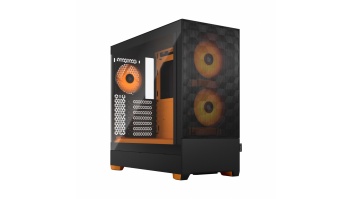 Fractal Design | Pop Air RGB | Side window | Orange Core TG Clear Tint | ATX, mATX, Mini ITX | ATX