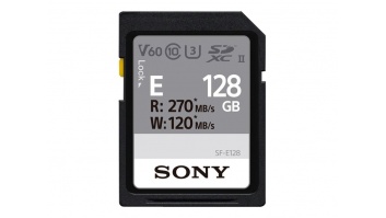 Sony | UHS-II SDXC Memory Card | SF-E | 128 GB | SDXC | Flash memory class 10, U3, V60