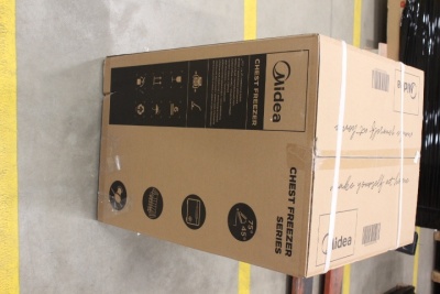 SALE OUT. Midea Freezer | MDRC207FEE01 | Energy efficiency class E | Chest | Free standing | Height 85 cm | Total net capacity 142 L | White | DAMAGED PACKAGING, MISSING PACKAGING PAD