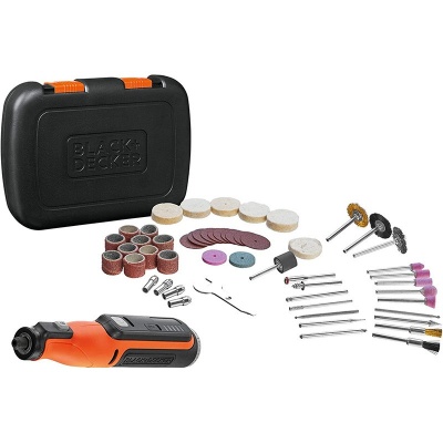 BLACK & DECKER | 8V Cordless Rotary Tool With Kit Box | BCRT8IK-XJ