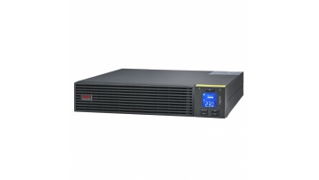 Schneider Electric Easy UPS, Rackmount 2U, Intelligent Card Slot, LCD, W/Rail Kit | SRV1KRIRK-E | 1000 VA | 900 W