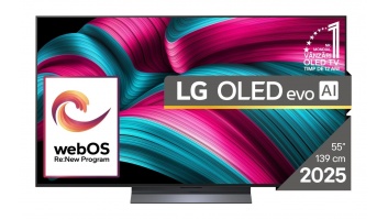 TV Set|LG|55"|OLED/4K/Smart|3840x2160|Wireless LAN|Bluetooth|webOS|Black|OLED55C51LA