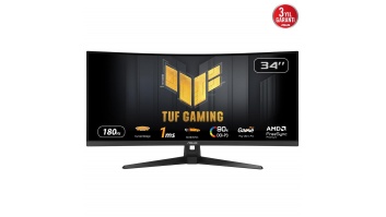 LCD Monitor|ASUS|TUF Gaming VG34VQ3B|34"|Gaming/Curved|Panel VA|3440x1440|16:9|180Hz|1 ms|Speakers|90LM0AA0-B01170