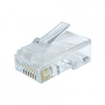 Cablexpert | Modular plug (adapter) 8P8C for solid CAT6 LAN cable, 10 pcs per bag