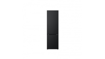 LG | Refrigerator | GBV5240CEP | Energy efficiency class C | Free standing | Combi | Height 203 cm | No Frost system | Fridge net capacity 277 L | Freezer net capacity 110 L | Display | 35 dB | Matte Black