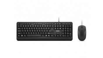 Lenovo | 160 Combo | Keyboard | Wired | Mouse included | US | Black | USB-A 2.0