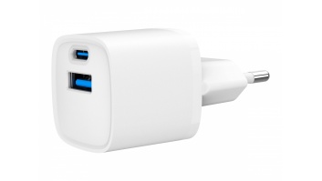 Gembird Fast Charger | TA-UC-PDQC20-W-01 | USB A+C