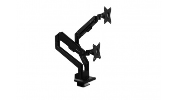 Arozzi Desk Mount | Neo Duo - Gas Spring Monitor Arm AZ-ALZARE-NEO-DUO-BK | Tilt, Swivel, Rotation | Maximum weight (capacity) 9 kg | Black