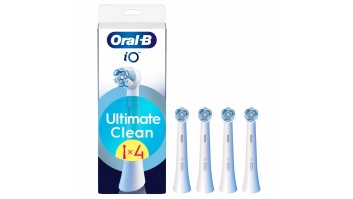Braun CWF-4 Oral-B UltimateClean zobu birstes uzgaļi, balti, 4 gab.