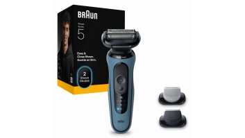 BRAUN Series 5 skuveklis, gaiši zils