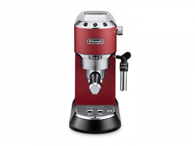 Delonghi | Dedica Espresso Coffee Maker | EC685.R | Pump pressure 15 bar | Built-in milk frother | Semi-automatic | 1300 W | Red