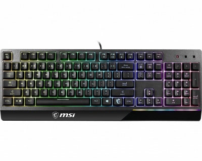 MSI | Vigor GK30 | Gaming Keyboard | Wired | RGB LED light | US | Black