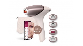 Philips IPL Hair Removal Device with SenseIQ | BRI977/00 Lumea 9900 Series | Bulb lifetime (flashes) 450.000 | Number of power levels 5 | Rose