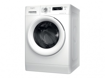Whirlpool Washing machine | FFS 7469 W EE | Energy efficiency class A | Front loading | Washing capacity 7 kg | 1400 RPM | Depth 57.5 cm | Width 59.5 cm | Display | LED | White