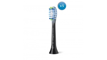 Philips | Toothbrush Heads | HX9045/88 Sonicare Premium Plaque Defence | Heads | For adults | Number of brush heads included 5 | Black