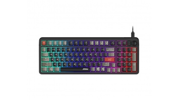 MSI FORGE GK110 US | Gaming keyboard | Wired | US | Black | USB 2.0 | Membrane