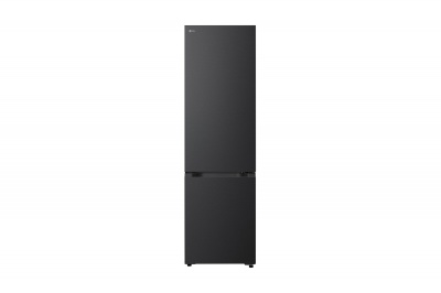 LG Refrigerator | GBBS322CEV | Energy efficiency class C | Free standing | Combi | Height 203 cm | Fridge net capacity 262 L | Freezer net capacity 113 L | Display | 34 dB | Black