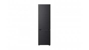LG Refrigerator | GBBS322CEV | Energy efficiency class C | Free standing | Combi | Height 203 cm | Fridge net capacity 262 L | Freezer net capacity 113 L | Display | 34 dB | Black