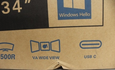 SALE OUT. AOC | CU34V5CW/BK | 34 " | VA | 21:9 | 100 Hz | 4 ms | 3440 x 1440 pixels | HDMI ports quantity 1 | Warranty 36 month(s) | DAMAGED PACKAGING