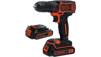 BLACK & DECKER Cordless Drill | BDCDC18B-QW | 18 V | 2x 1.5 Ah | Li-Ion