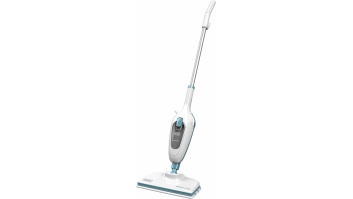 BLACK & DECKER Steam mop | FSM13E1-QS | Power 1300 W | Water tank capacity 0.38 L | White