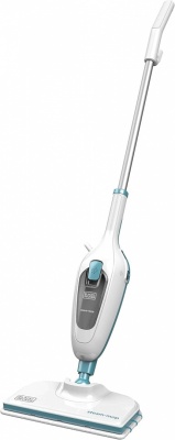 BLACK & DECKER Steam mop | FSM13E1-QS | Power 1300 W | Water tank capacity 0.38 L | White
