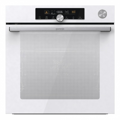 Gorenje Oven | BPSA6747A08WG | 77 L | Electric | AquaClean | Mechanical control | Steam function | Height 59.5 cm | Width 59.5 cm | White