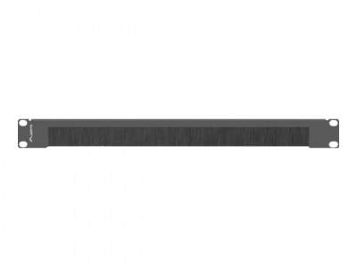 Lanberg 19" Brush Panel 1U | AK-1103-B | Black
