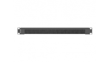 Lanberg 19" Brush Panel 1U | AK-1103-B | Black