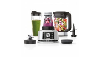 NINJA | Foodi Power Nutri 3-in-1 Blender | CB350EU | Tabletop | 1200 W | Jar material BPA-free plastic | Jar capacity 2.1 L | Ice crushing | Silver/Black