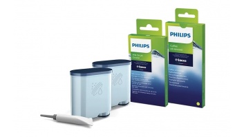 Philips | Coffee maker Maintenance kit: oil, 2xAquaClean, 6xcoffee oil remover tablets, 6xMilk circuit cleaner sachets | CA6707/10