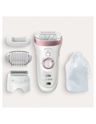Akcija! BRAUN epilators, SES 9720,  balts/rozā