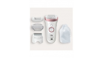 Akcija! BRAUN epilators, SES 9720,  balts/rozā