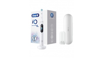 BRAUN Series iO8 el.zobu  birste, White Alabaster