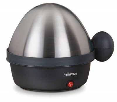 Tristar Egg Boiler EK-3076 Black, Stainless Steel Lid Eggs capacity 7