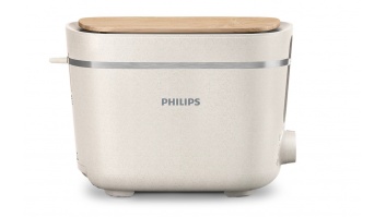 Philips | Toaster | HD2640/10 Eco Conscious Edition | Power 830 W | Number of slots 2 | Housing material 100% Bio-based plastic | Silk White Matt